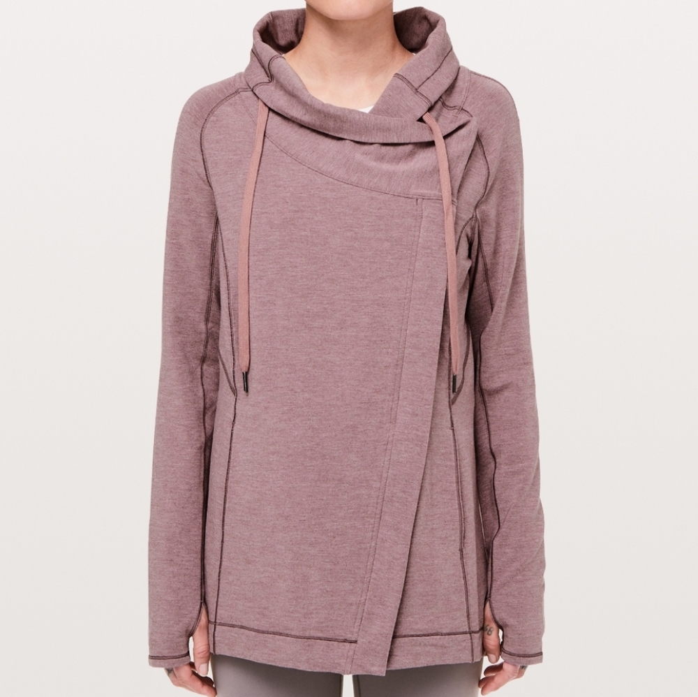Coast Easy Wrap - Heathered Misty Merlot